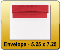 Letter Head & Envelopes - Envelope - 5.25 x 7.25